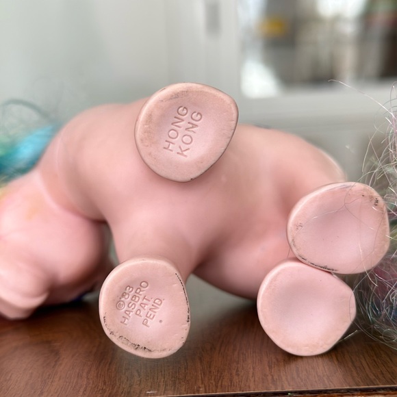 Vintage 1983 My Little Pony G1 Parasol Rainbow Hair Umbrellas 80s Figure - Picture 2 of 3